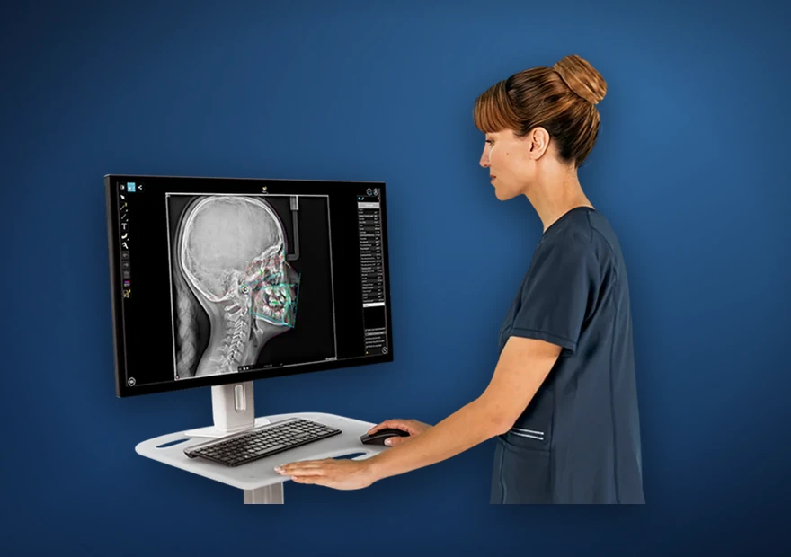 Planeamento de implantes em CBCT 3D na clínica Lusocare de Alcochete