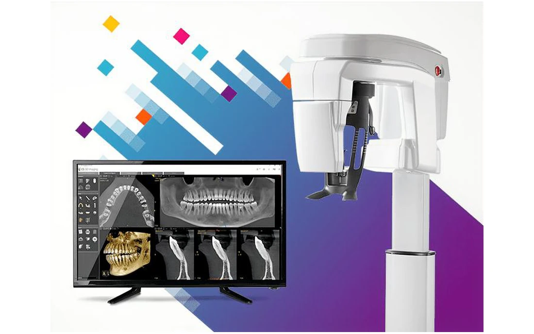 Equipamento CBCT 3D CS 8200 e software de imagem dentária